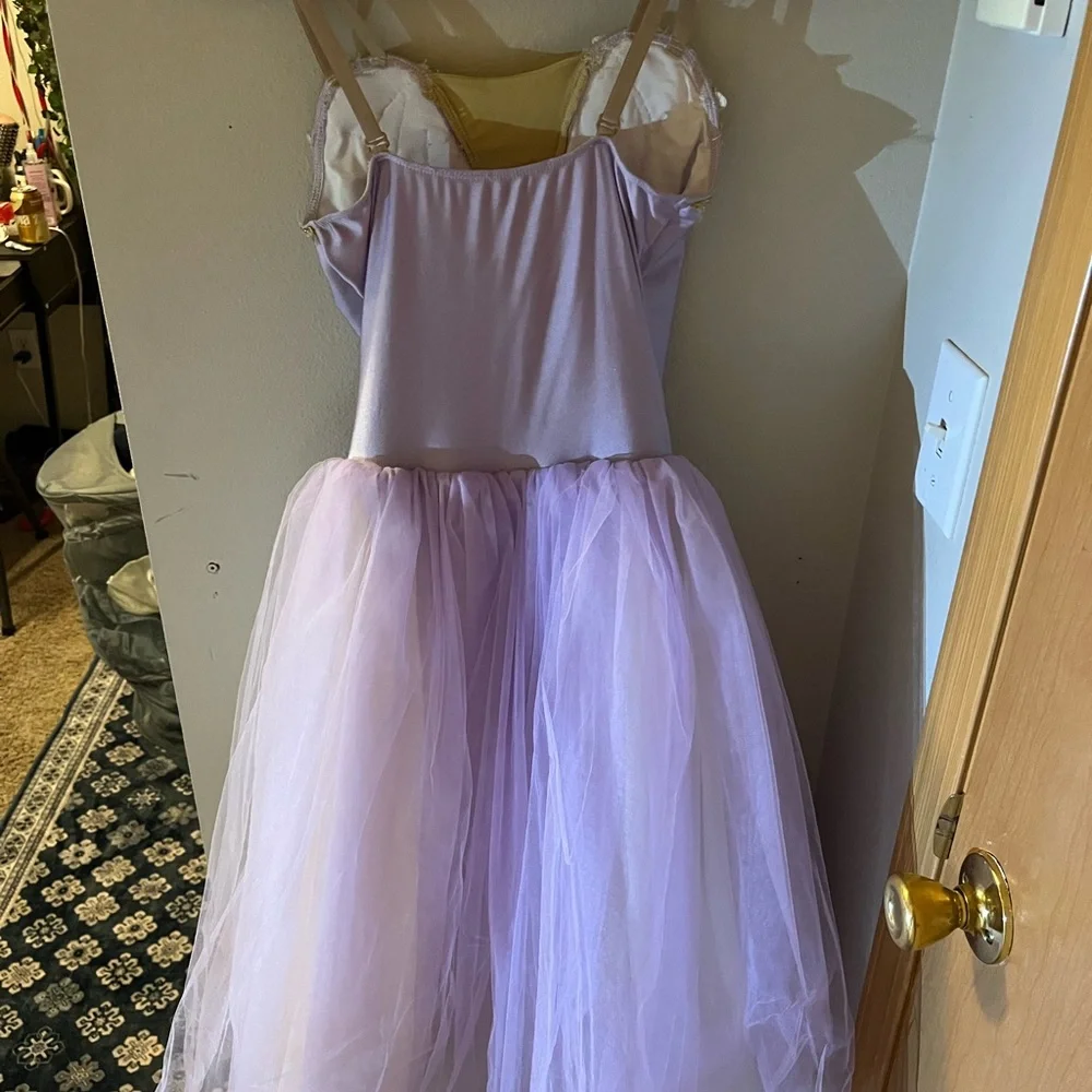 Dance Favorite SA Nutcracker Flowers Purple Dress Dance Costume Used - Picture 3 of 3